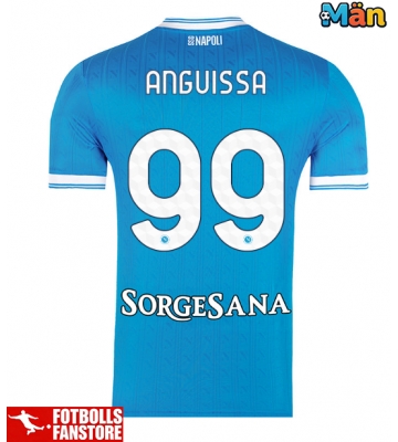 SSC Napoli Frank Anguissa #99 Hemmatröja 2025-26 Kortärmad